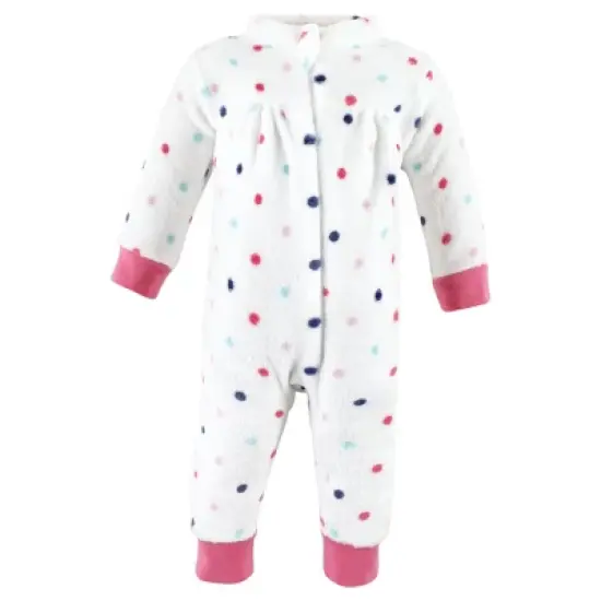 Hudson Baby Toddler Girls Plush Jumpsuits, Llama image {3}