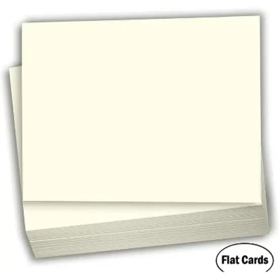 Hamilco Cream White Cardstock Paper 6x9 Blank Index Cards Card Stock 80lb Cover 100 Pack image {1}