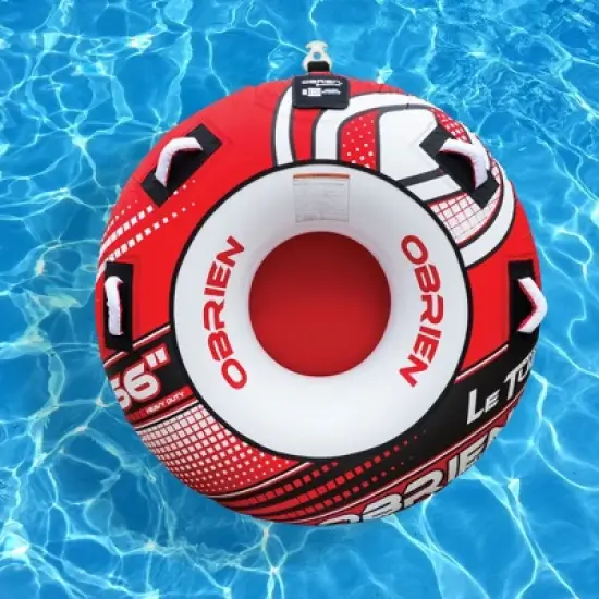 OBrien 66" Le Tube Heavy Duty One Rider Towable Lake Tube w/ Tow Line Connector image {2}