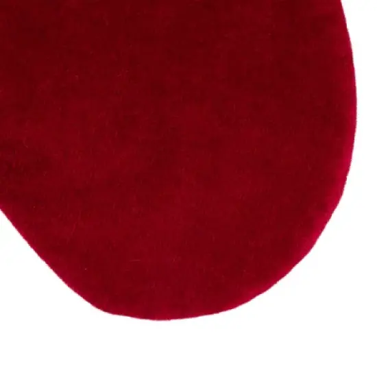 Northlight Velvet JOY Christmas Stockings - 20"- Red - Set of 3 image {9}