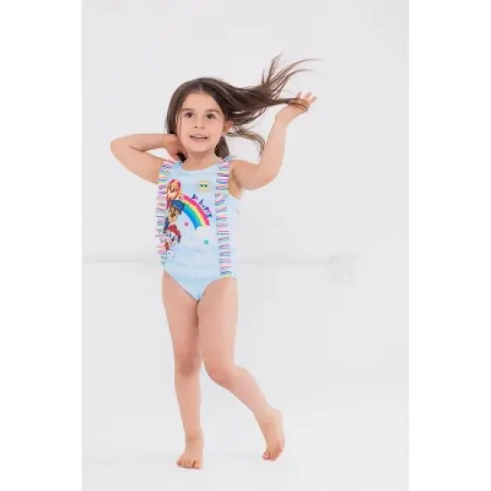 PAW Patrol Skye Chase Marshall Girls One Piece Bathing Suit Little Kid image {1}