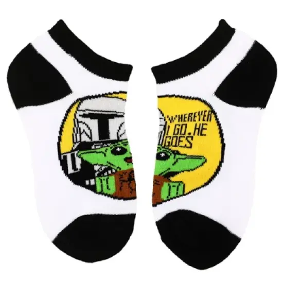 Lego X Star Wars Mandalorian Child & Mando Women's 6-Pack Ankle Socks image {5}