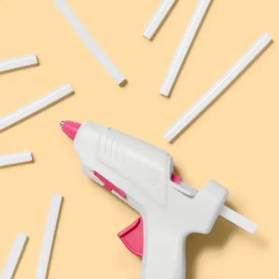 30ct Mini Glue Gun Stick Refills - up&up&trade;: Hot Glue Sticks for Crafting, Clear, 3.937" Length, 30 Pack image {1}