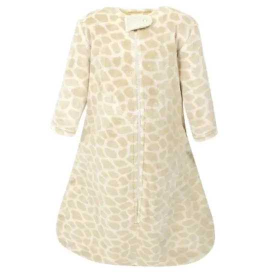 Hudson Baby Plush Long-Sleeve Sleeping Bag, Sack, Blanket, Giraffe image {2}