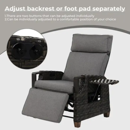 GRANDPATIO 28" Wide Airpump Recliner image {3}