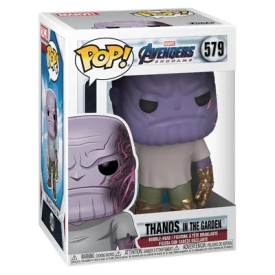 Funko Pop! Marvel: Avengers Endgame - Casual Thanos with Gauntlet image {2}