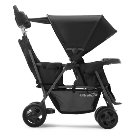 Joovy Caboose Too Ultralight Sit Stand Double Tandem Stroller - Black image {1}