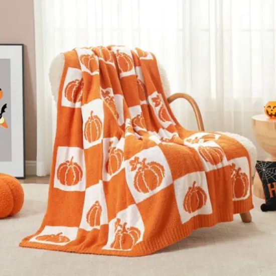 Snuggle Sac Ultra-Soft Halloween Throw Blanket, Seasonal Decorative Blanket 50*60" image {8}