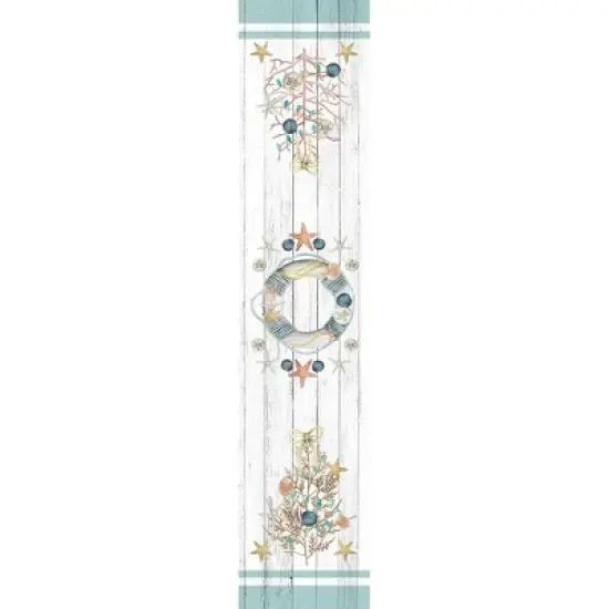 Laural Home Coastal Christmas Rectangle Table Runner image {1}