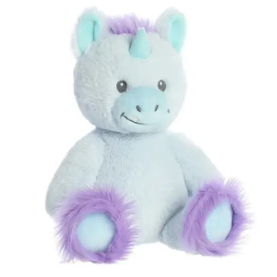 ebba Medium Periwinkle Unicorn Mythicals Adorable Baby Stuffed Animal Blue 11.5" image {1}