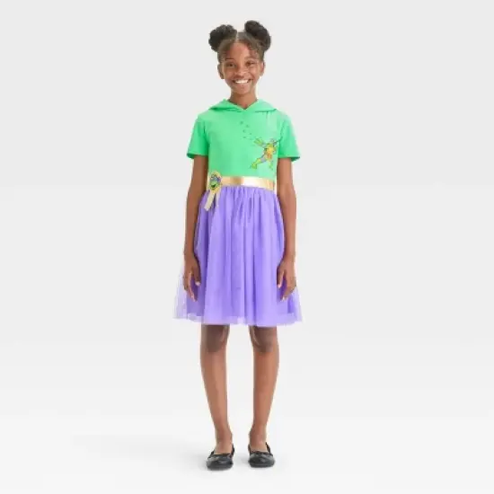 Girls' Teenage Mutant Ninja Turtles Donatello Dress - Green image {3}