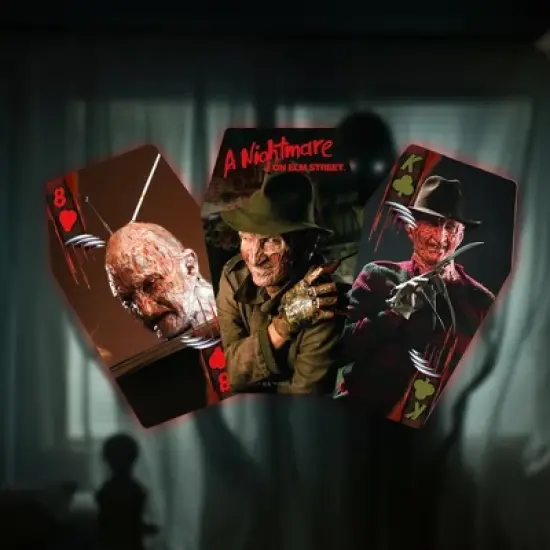 NMR Distribution A Nightmare on Elm Street Coffin Shaped Playing Cards image {2}