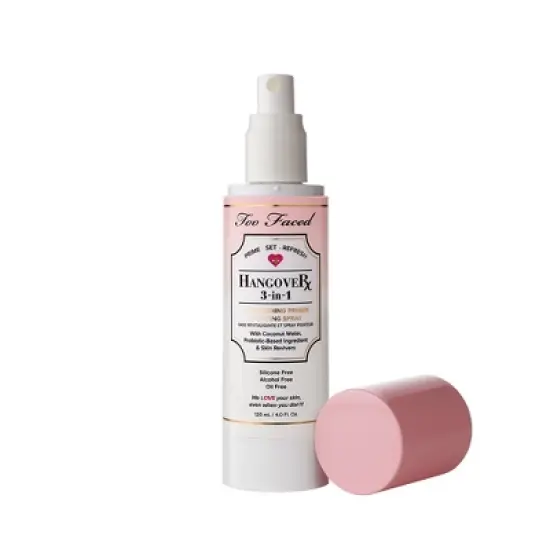 Too Faced Hangover 3-In-1 Replenishing Primer & Setting Spray - 4 fl oz - Ulta Beauty image {1}