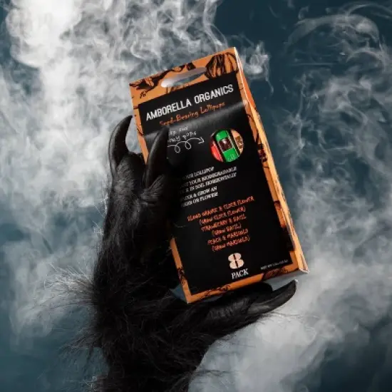 Amborella Organics 8pk Spooky Season Seed-Bearing Lollipops Flower Seeds image {6}