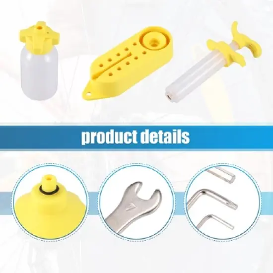 Unique Bargains Universal Hydraulic Disc Brake Kit Repair Tools for MTB Moutain Bike Road Bicycle image {2}