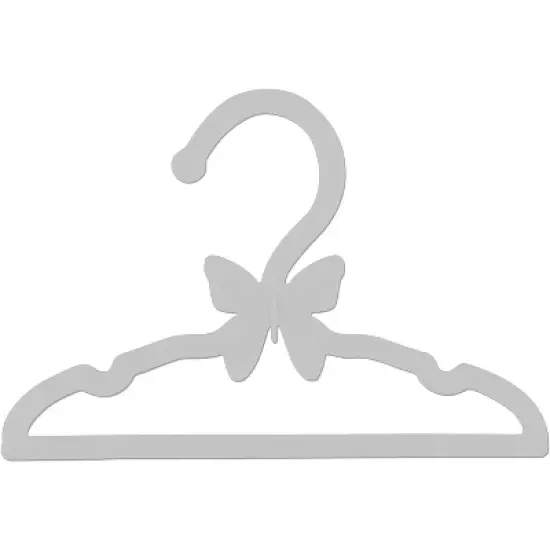 Dress Along Dolly Clothes Hangers for American Girl Doll, White image {1}