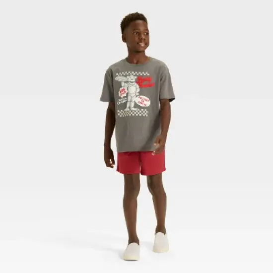 Boys' Five Nights at Freddy's Oversized Short Sleeve Graphic T-Shirt - Gray image {3}