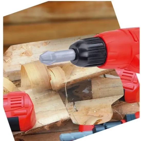 Ready! Set! Play! Link Kids Power Tool Mini Toy Drill Set With 3 Interchangeable Drill Bits image {4}