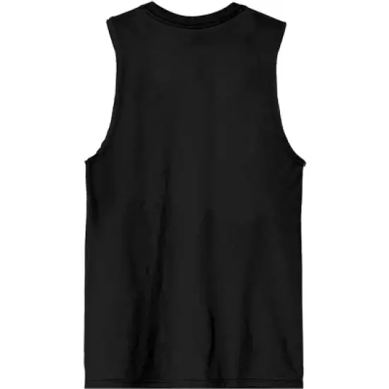 Naruto Shippuden Ninja Academy Crew Neck Sleeveless Men's Black Tank Top image {2}