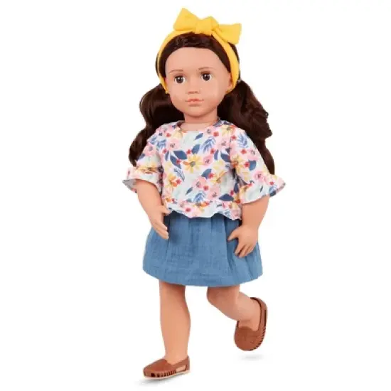 Our Generation Rayna Posable 18" Food Truck Doll & Storybook image {4}