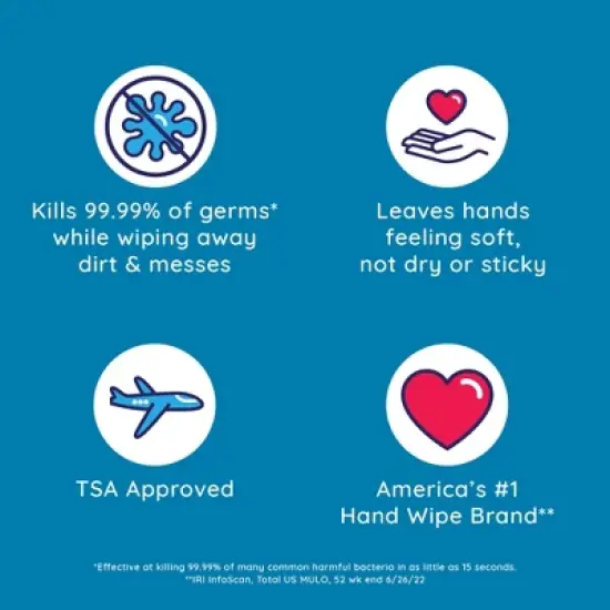 Wet Ones Antibacterial Hand Wipes Canister - Fresh Scent - 40ct image {3}