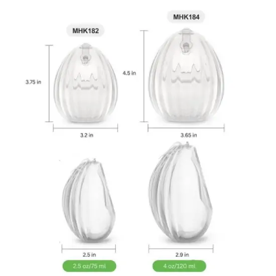 haakaa Shell Wearable Silicone Breast Pump image {9}