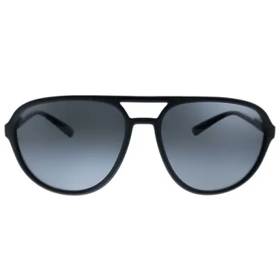 Dolce & Gabbana DG 6150 252581 Unisex Aviator Polarized Sunglasses Matte Black 60mm image {1}