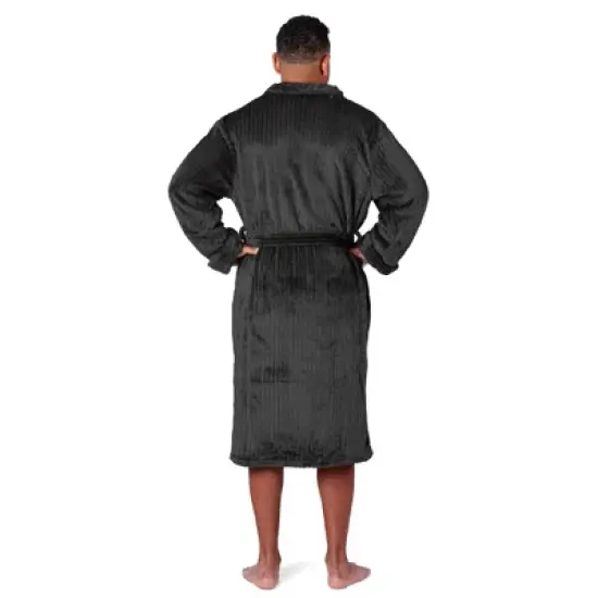NFL Cleveland Browns Ribbed Silk Touch Robe: Polyester, Midweight, Front Tie image {1}
