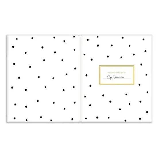 Pearhead Hello Baby Polkadot Baby Memory Book image {1}