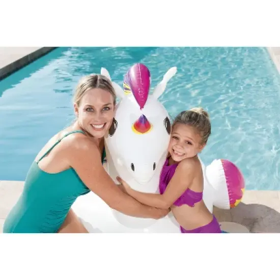 Bestway - H2OGO! Fantasy Unicorn Kids Ride-On Pool Float image {3}