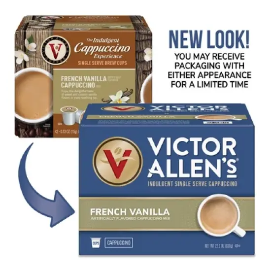 Victor Allen's Coffee French Vanilla Flavored Cappuccino Cups, 42 Ct image {3}