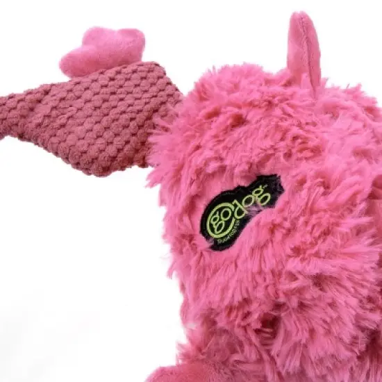 goDog PlayClean Pterodactyl Dinosaur Squeaker Plush Pet Toy for Dogs & Puppies image {4}