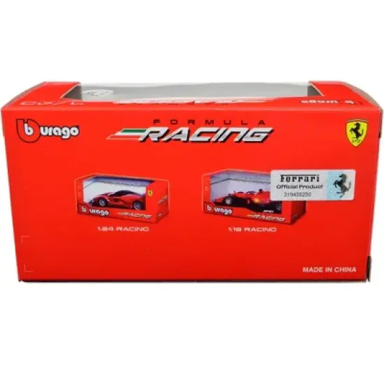 Ferrari F1-75 #16 "Ferrari Racing" F1 World Championship (2022) "Formula Racing" Series 1/43 Diecast Model Car by Bburago image {1}