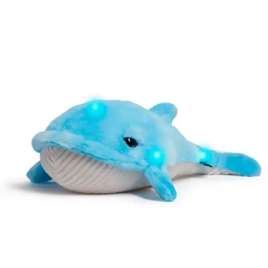FAO Schwarz 17" Glow Brights LED with Sound Whale Toy Plush image {3}