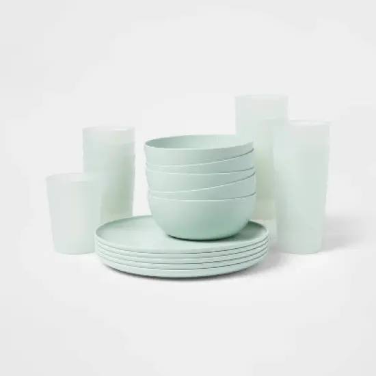 20pc Plastic Dinnerware Set - Room Essentials&trade; image {7}