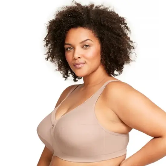 Glamorise Womens MagicLift Active Support Wirefree Bra 1005 Caf&eacute; image {2}