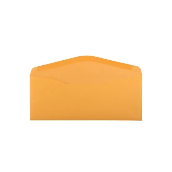 JAM Paper Recycled #11 Envelopes 4 1/2" x 10 3/8" Kraft 1633180I image {1}