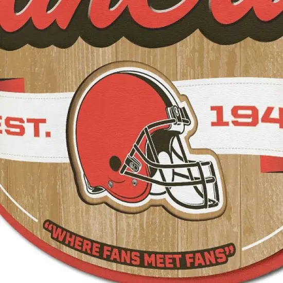 NFL Cleveland Browns Fan Cave Sign image {3}