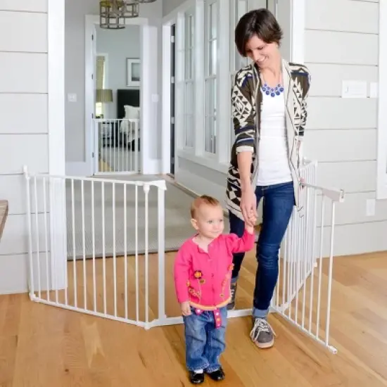 Cardinal Gates EX100 XpandaGate Expandable Baby & Pet Gate - White image {6}