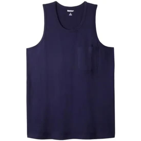KingSize Men's Big & Tall Lightweight Pocket Tank image {4}