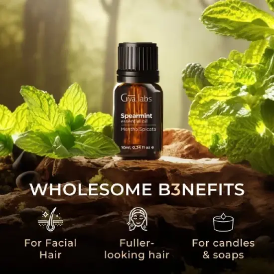 Spearmint Essential Oil -  Gya Labs Spearmint Oil - 0.34 Fl Oz image {5}