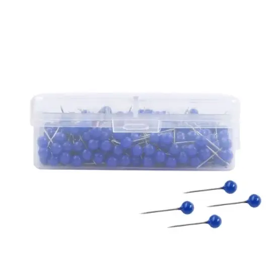 Unique Bargains Round Head Push Pins for Home Office Bulletin Board Crafts 500 Pcs image {8}