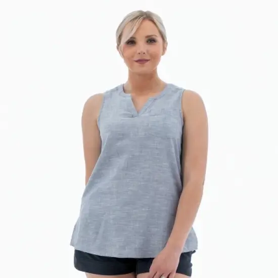 Aventura Clothing Women's Devonne Split Neck Tank Top image {8}