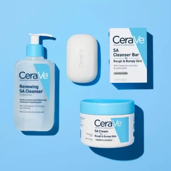 CeraVe SA Cream for Rough and Bumpy Skin, Moisturizer Unscented - 12oz image {4}