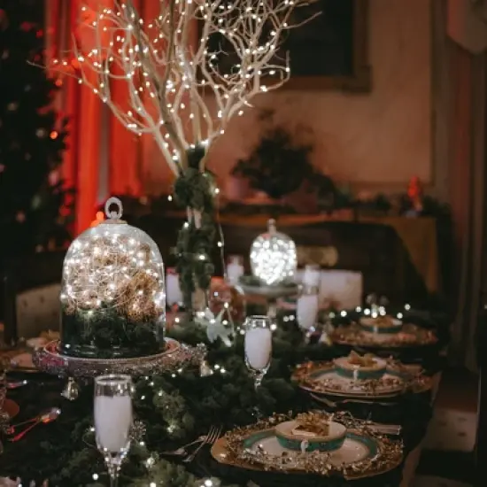 Northlight LED Micro Fairy Christmas Lights - Pure White - 16.25' Copper Wire - 100ct image {3}