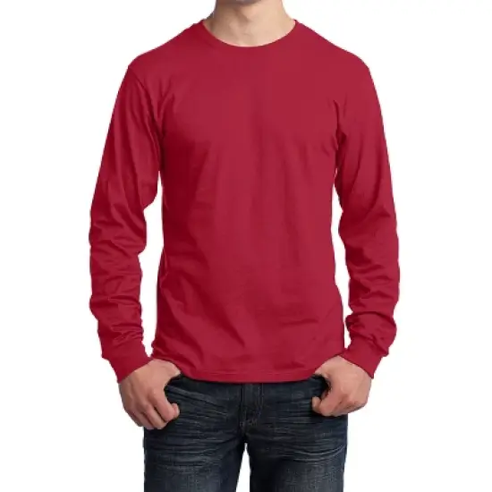 Mafoose Men's Long Sleeve Core Cotton Tee image {8}