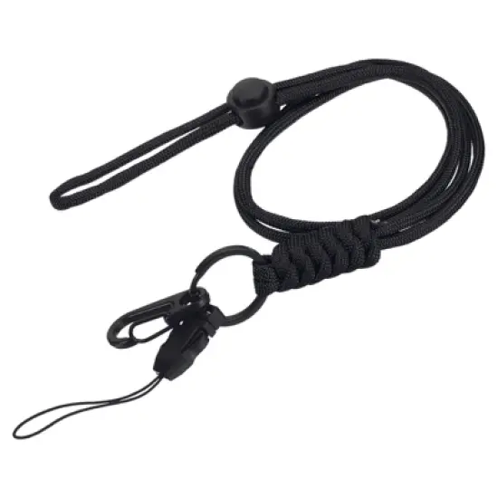 Unique Bargains Polyester Wear-resistant ID Card Neck Lanyards with Hook image {2}