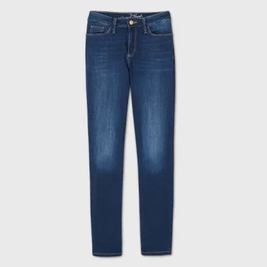 Women's Mid-Rise Skinny Jeans - Universal Thread&trade; Blue image {3}