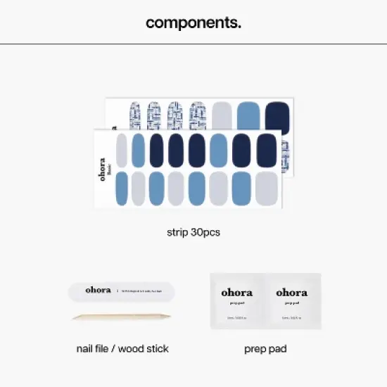 Ohora Gel Nail Art Design Line - Sapphire Soiree - 30ct image {3}