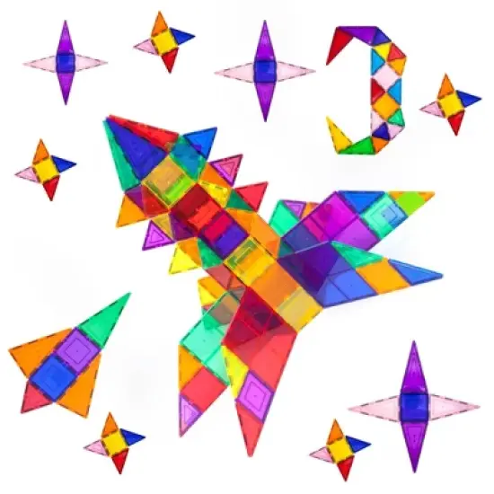 Picasso Tiles Magnetic Tile 100pc Building Set image {5}